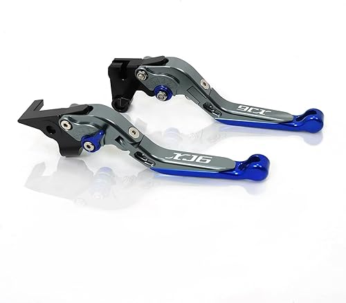 Palancas de embrague de freno extensible ajustable CNC para motocicleta para Yamaha XJ6 N XJ6 para desviación 2009 2020 2019 (color  18)