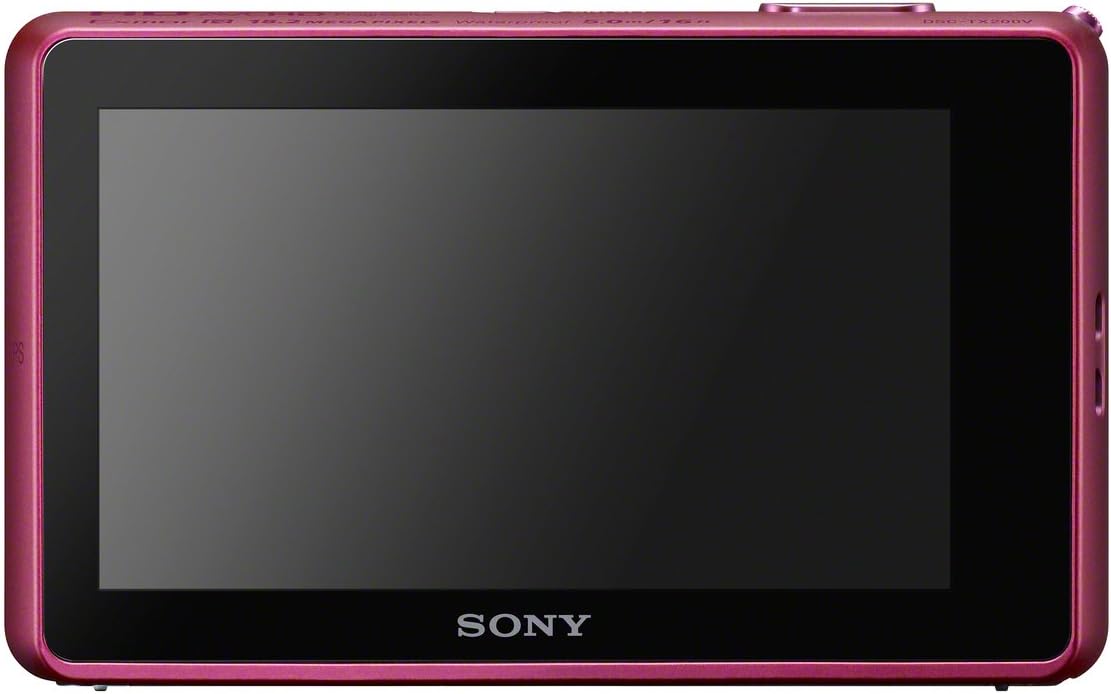Sony Cyber-shot DSC-TX200V 18.2 MP Waterproof Digital Camera with 5x Optical Zoom and 3.3-inch OLED (Red) (2012 Model)