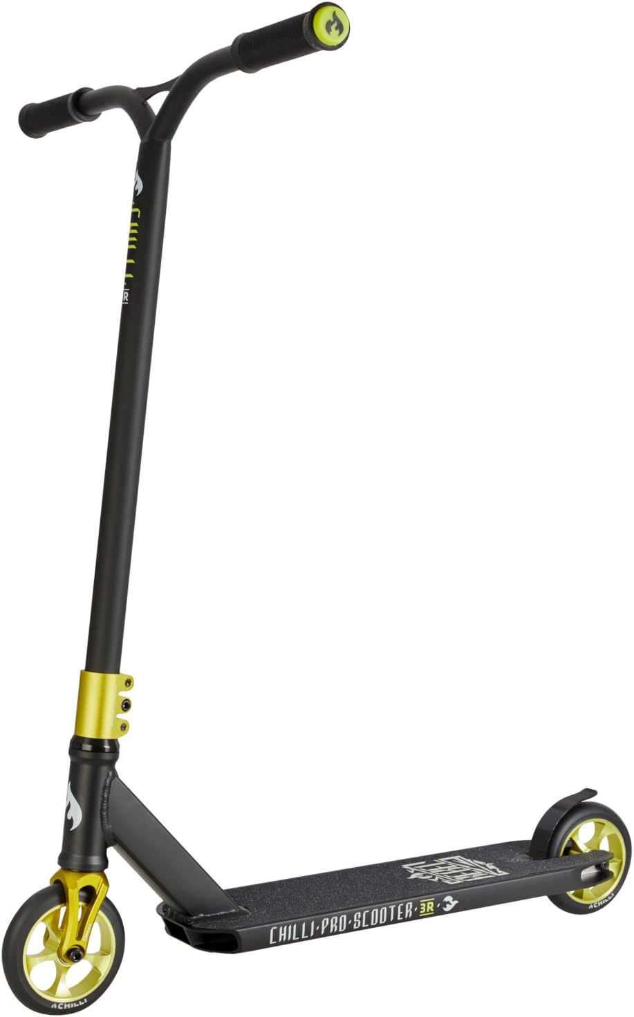 Chilli Pro Scooter Reaper Releoaded Rebell Lime Black Yellow 120 mm Wheels