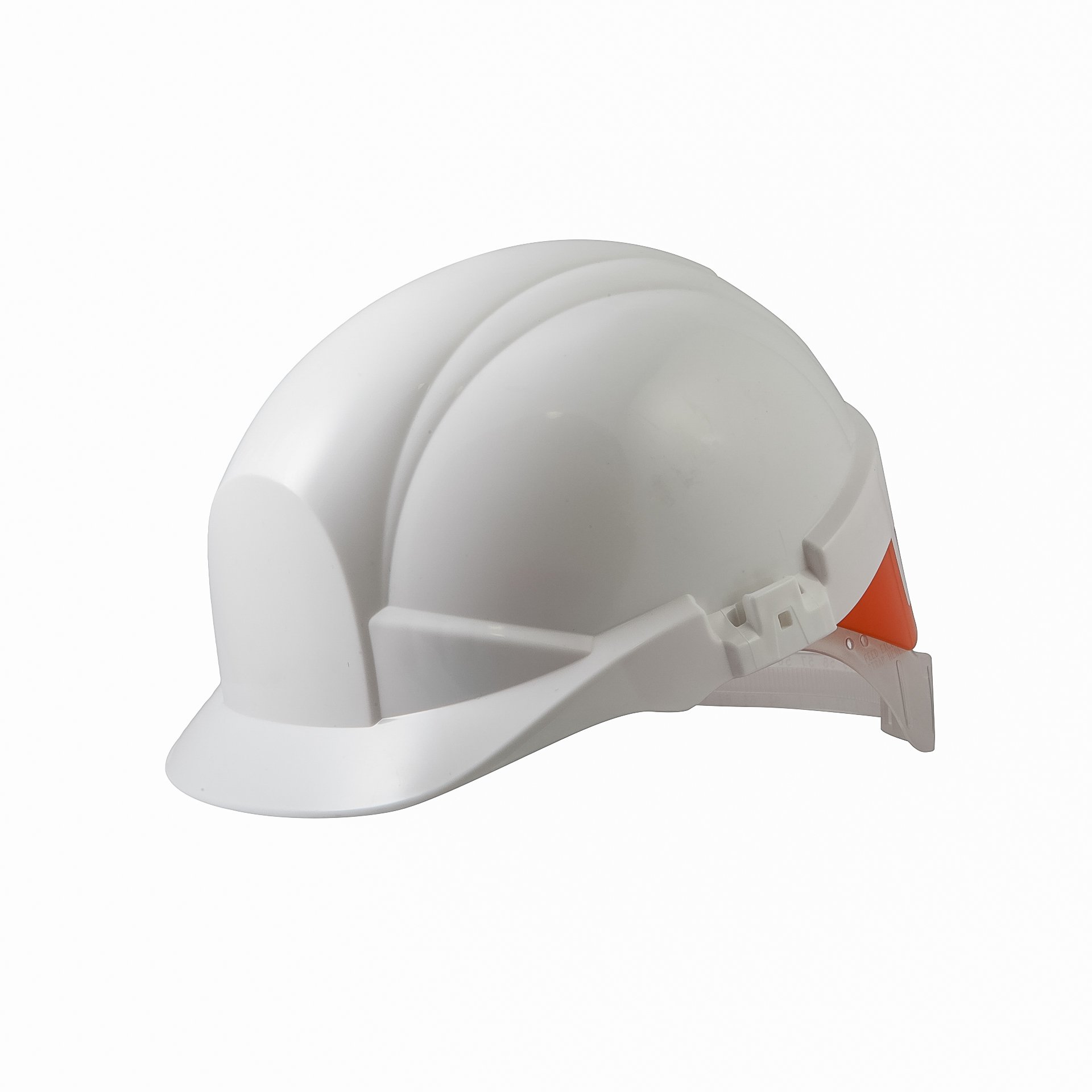 Centurion White/Orange Reflex Safety Helmet C/W Rear Flash