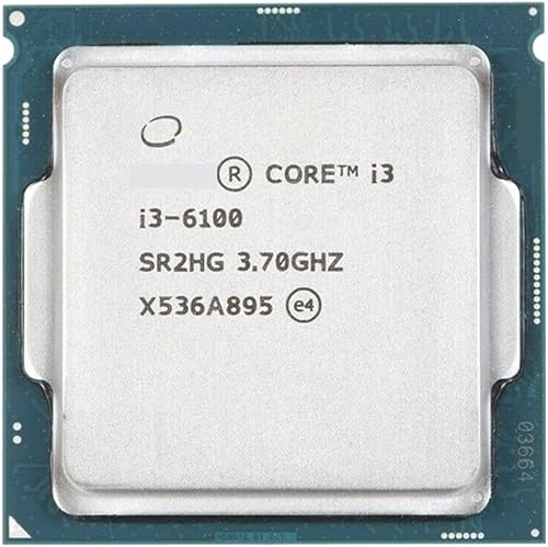 CPU Core I3 6100 3.7GHz 3M caché Dual-Core 51W Prosesor CPU SR2HG LGA1151 Responsive y potente CPU Core I3 6100 3.7GHz 3M caché Dual-Core 51W Prosesor CPU SR2HG LGA1151 Responsive y potente