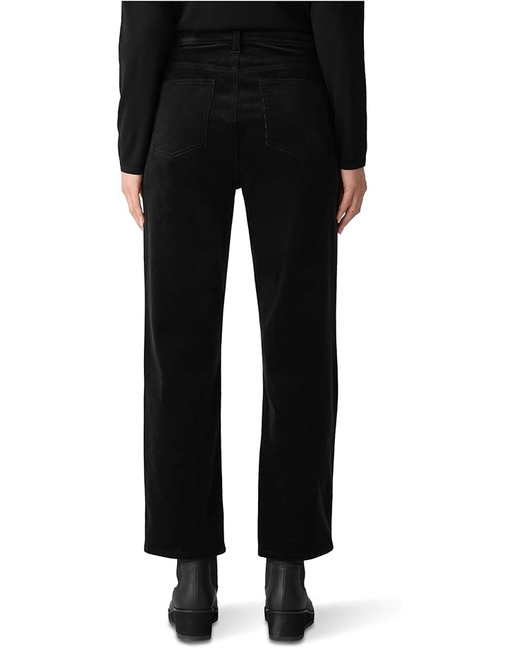 Eileen Fisher Organic Cotton Stretch Corduroy High Waisted Straight Ankle Jean - #2 of 2