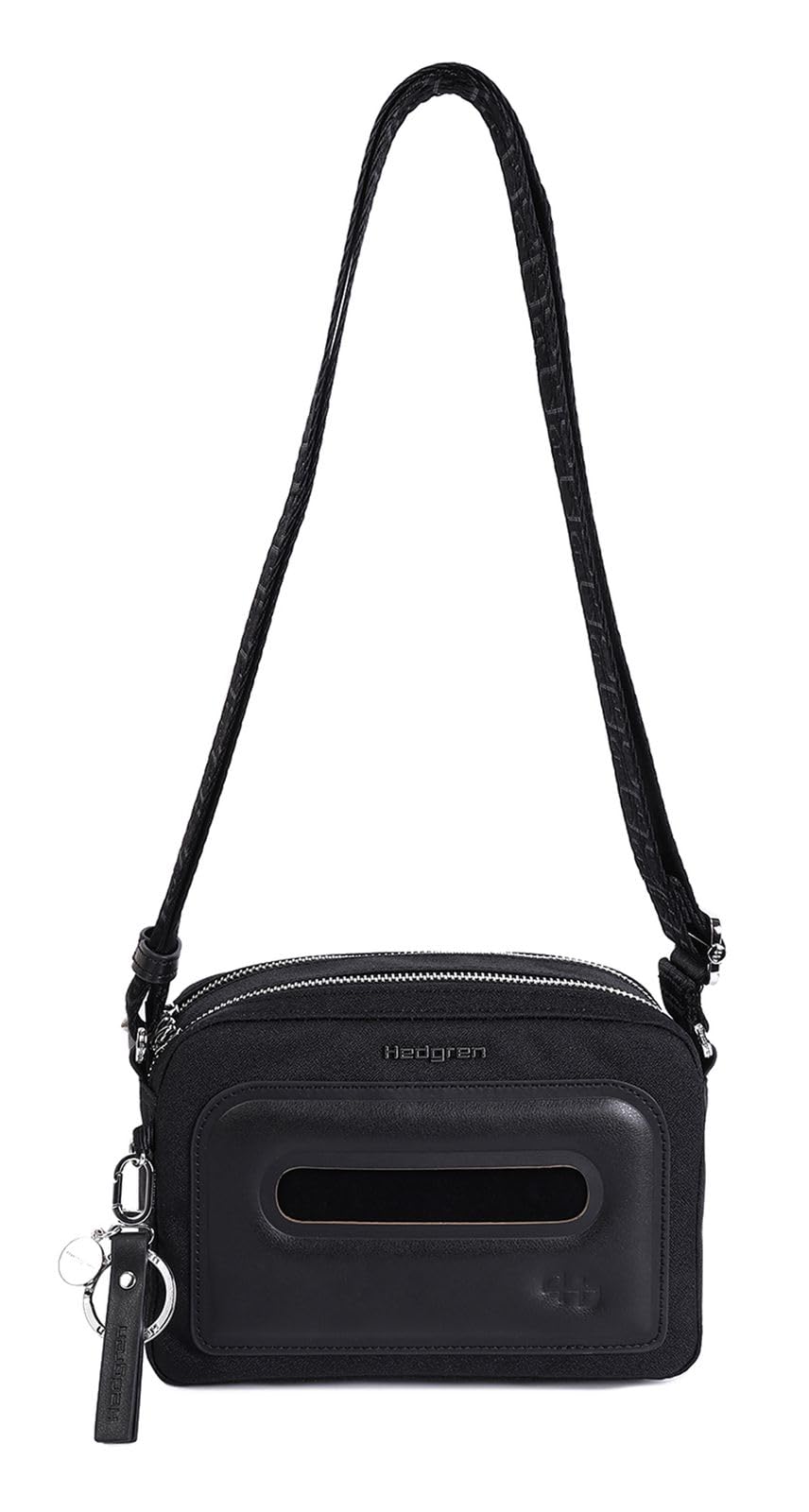 Hedgren Ristretto, Small Crossover + RFID Unisex Adult, Black, Small