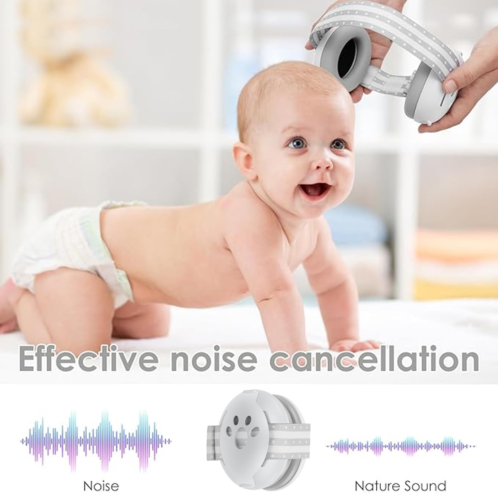 Générique Cuffie anti-rumore per bambini, protezione 'udito, protezione 'udito, cuffie anti-rumore, isolamento acustico, sicurezza 'udito per bambini, viaggi, aereo, concerto