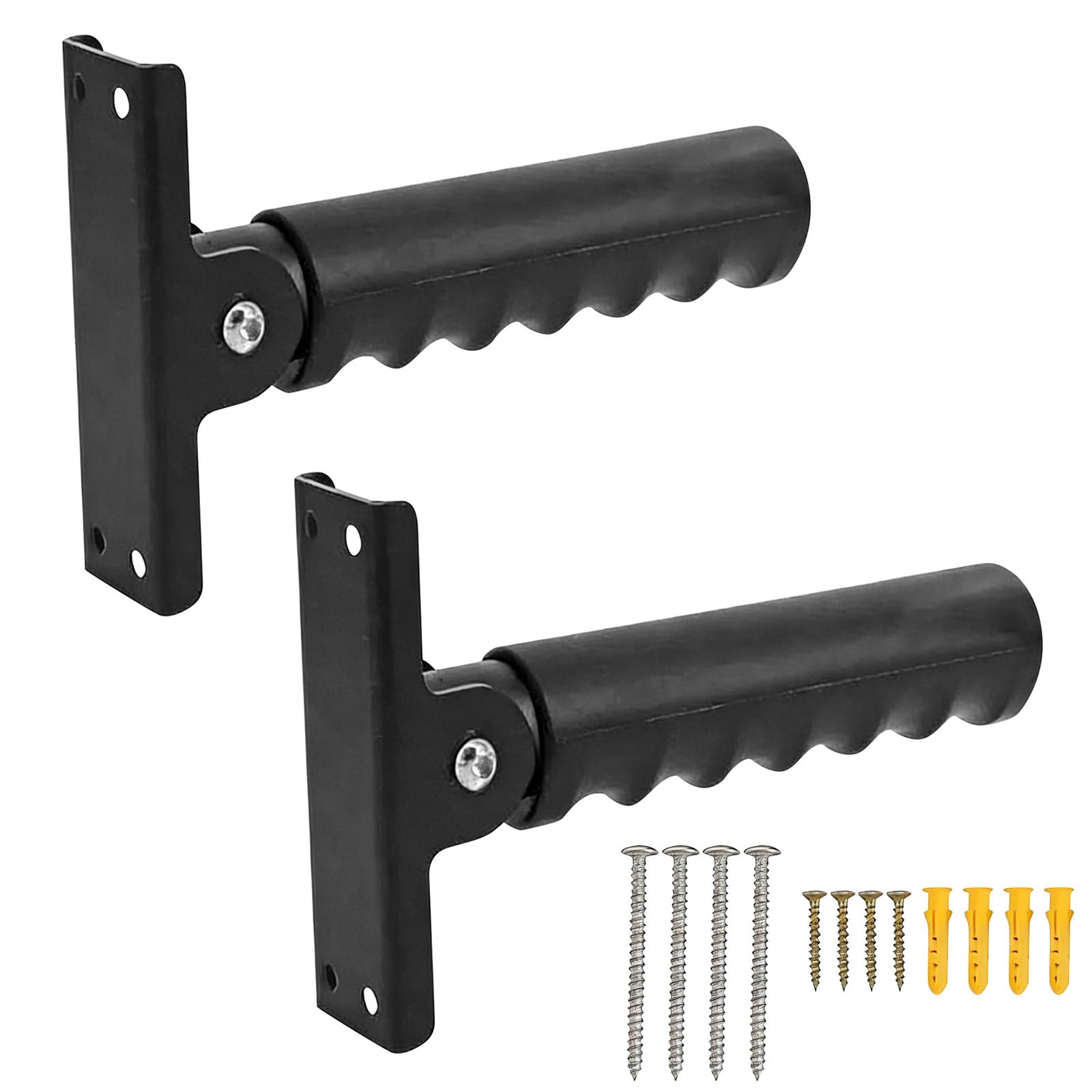 2Pcs Doorway Flipping Assist Handle Folding Door Assistant Nonslip Extended Stair Assist Grab Rod Enduring Utility Handrail