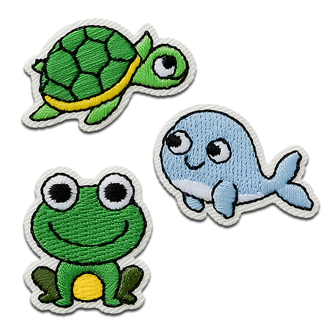 Catch the Patch Aufnäher Bügelbild Wasserwelt Trio
