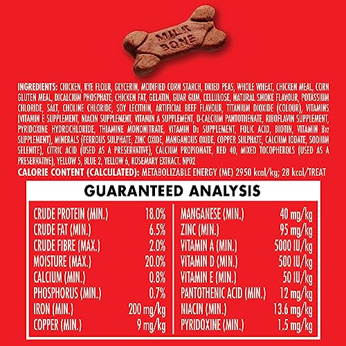 Milk-Bone Soft & Chewy Dog Treats, Tender Oven Baked Snacks Made with Tasty Wholesome Ingredients, Beef Steak Flavour, 708 g (Pack of 1) image 8