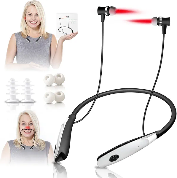 Red Light Therapy for Ears - Canal Silicone Cover and Nasal Silicone Sleeve 2 in 1