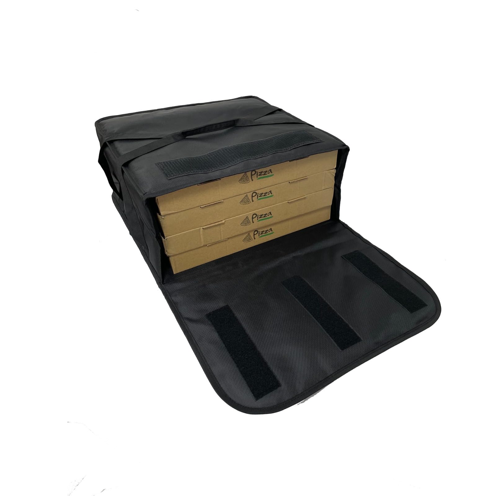 Große, robuste Thermo-Pizza-Liefertasche, 45,7 x 45,7 x 21,6 cm, passend für 4 Kartons