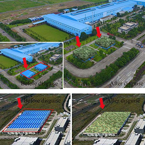 XHSSF Tarnnetz Outdoor Dschungel Tarnung Netz Wald militärische Dekoration Waldlandschaft Jagd Camping Verschiedene… – Bild 6