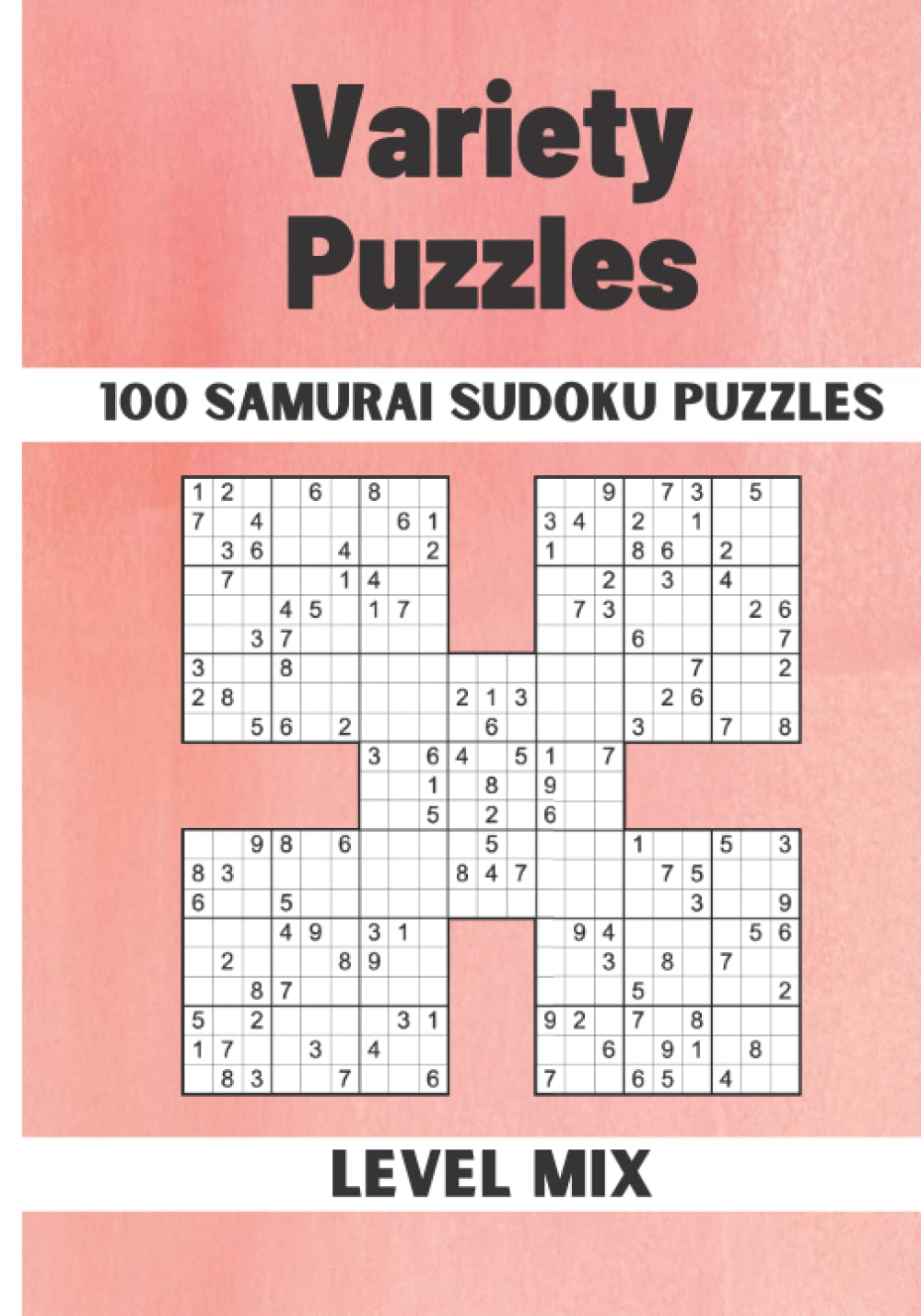 Variety Puzzles - 100 Samurai Sudoku Puzzles