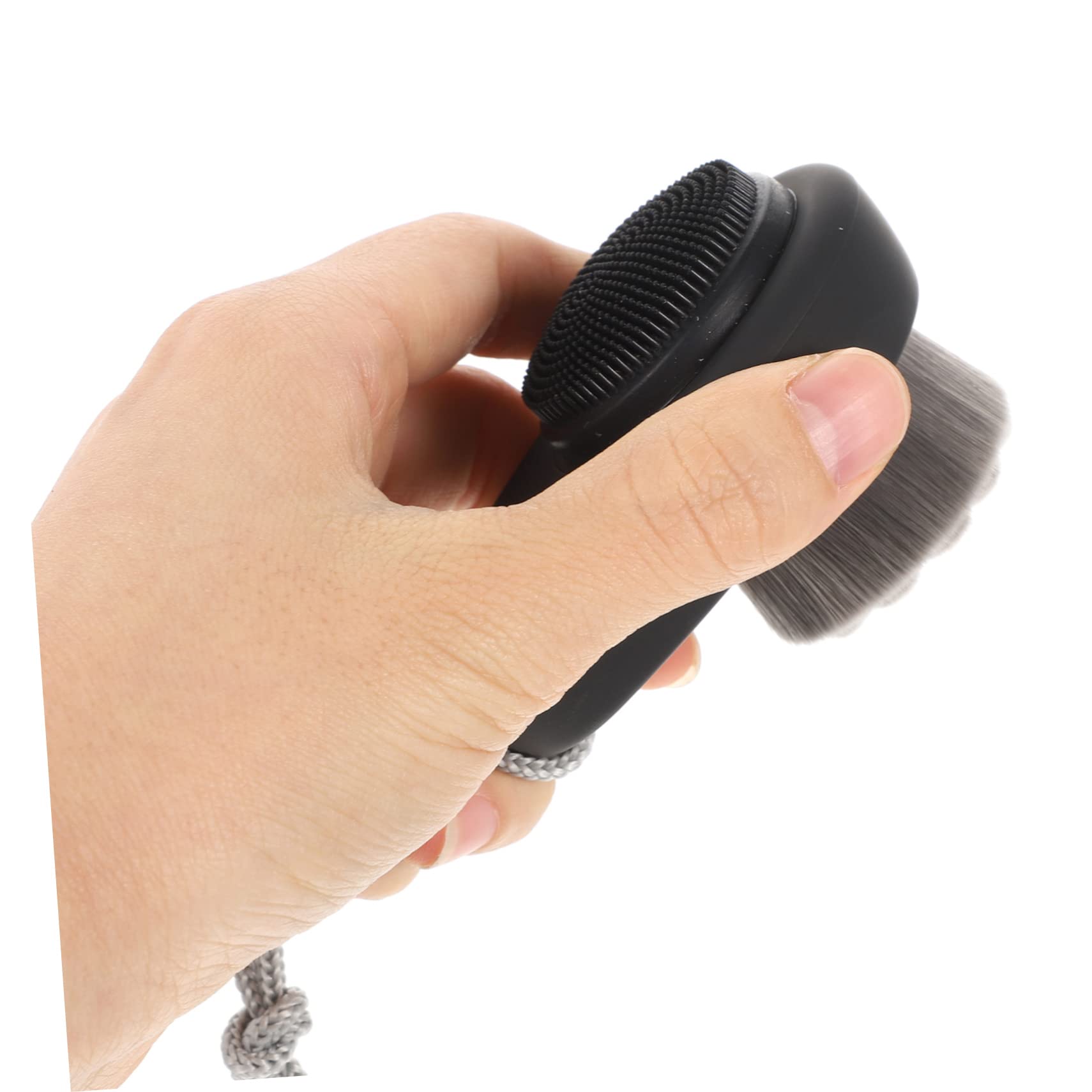 FRCOLOR 4pezzi Spazzola Per Pulizia Viso Silicone Morbido Strumento Manuale Per La Della Per Rimuovere Trucco e Pulire Viso Casa Perfetta Per Regali Di Compleanno e Natale