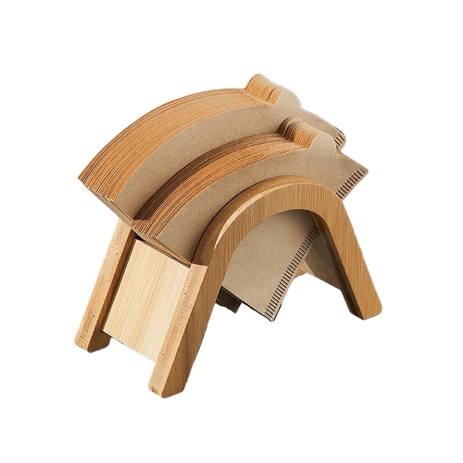 6 stücke Hand Drip Kaffee Filter Papier Halter Holz Lagerung Rack Spender Zubehör Stehen Für Haushalt Wohnen