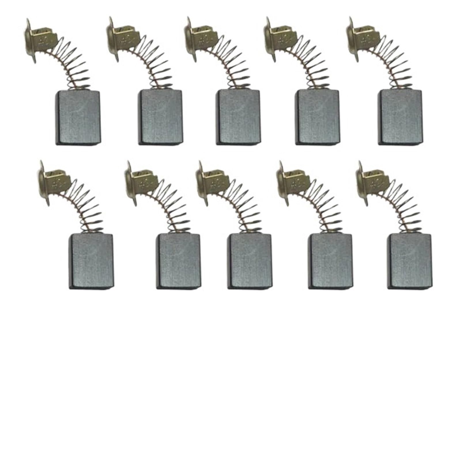 10 sztuk/partia 7 × 11 × 16 mm elektronarzędzie grafit miedź silnik szczotka węglowa części zamienne do silników elektrycznych wymiana szczotki grafitowej