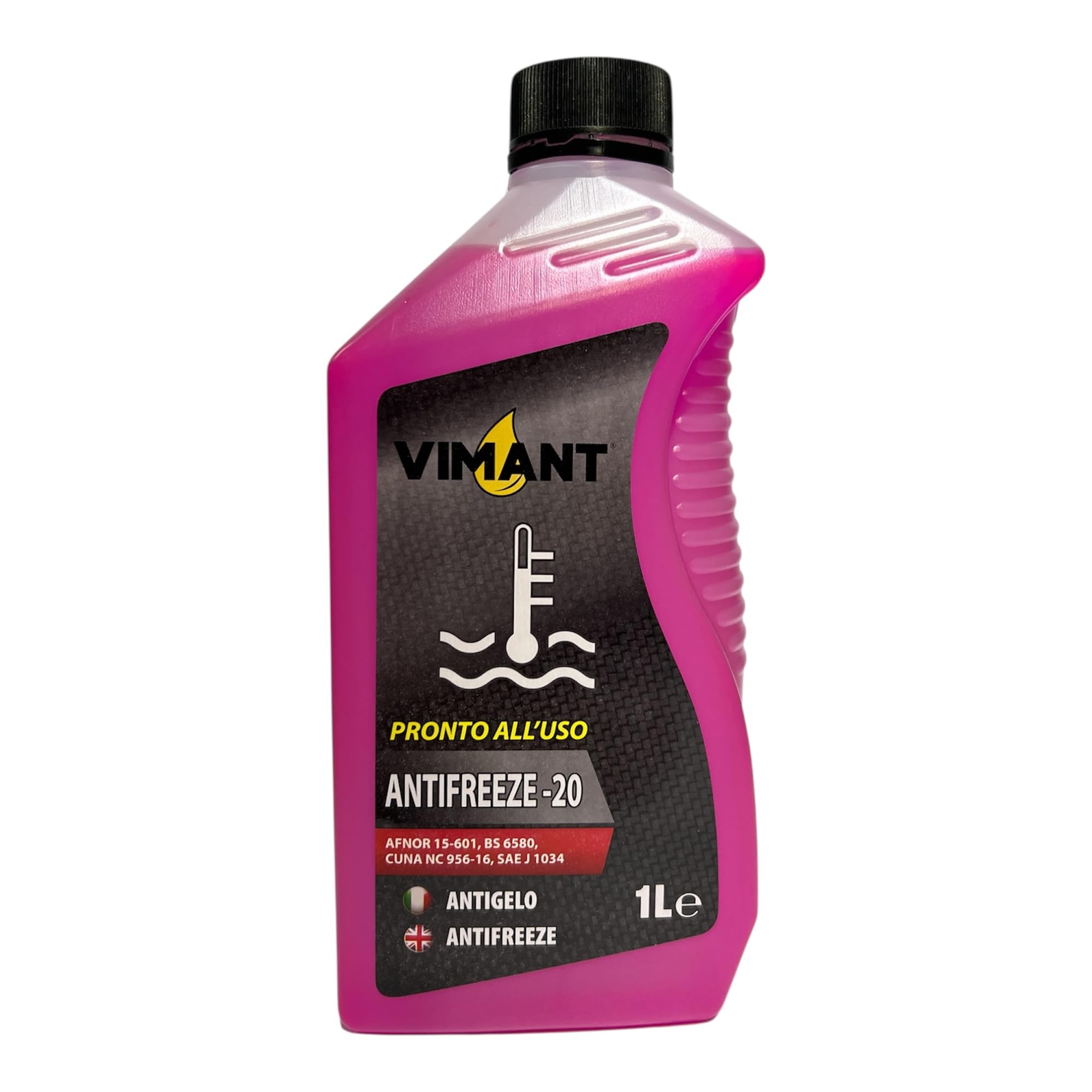 Antigelo Pronto all'Uso Rosso, 2 Litri, 2x1L, Liquido Refrigerante Radiatore, Made in Italy