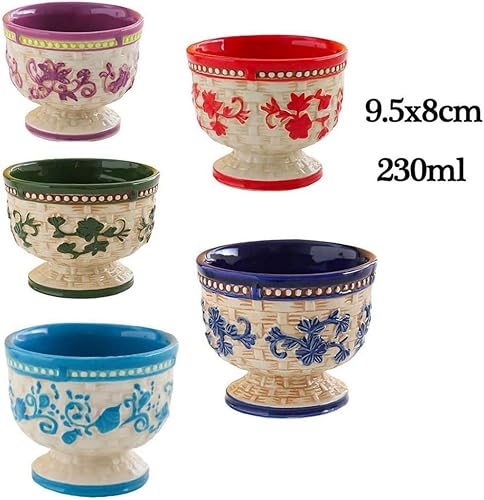 Miniatura 2 de Moldes de soufflé - moldes de crema brulee hechos de porcelana, moldes para magdalenas, cupcakes, moldes para molde de pastel, molde para pastel.-E