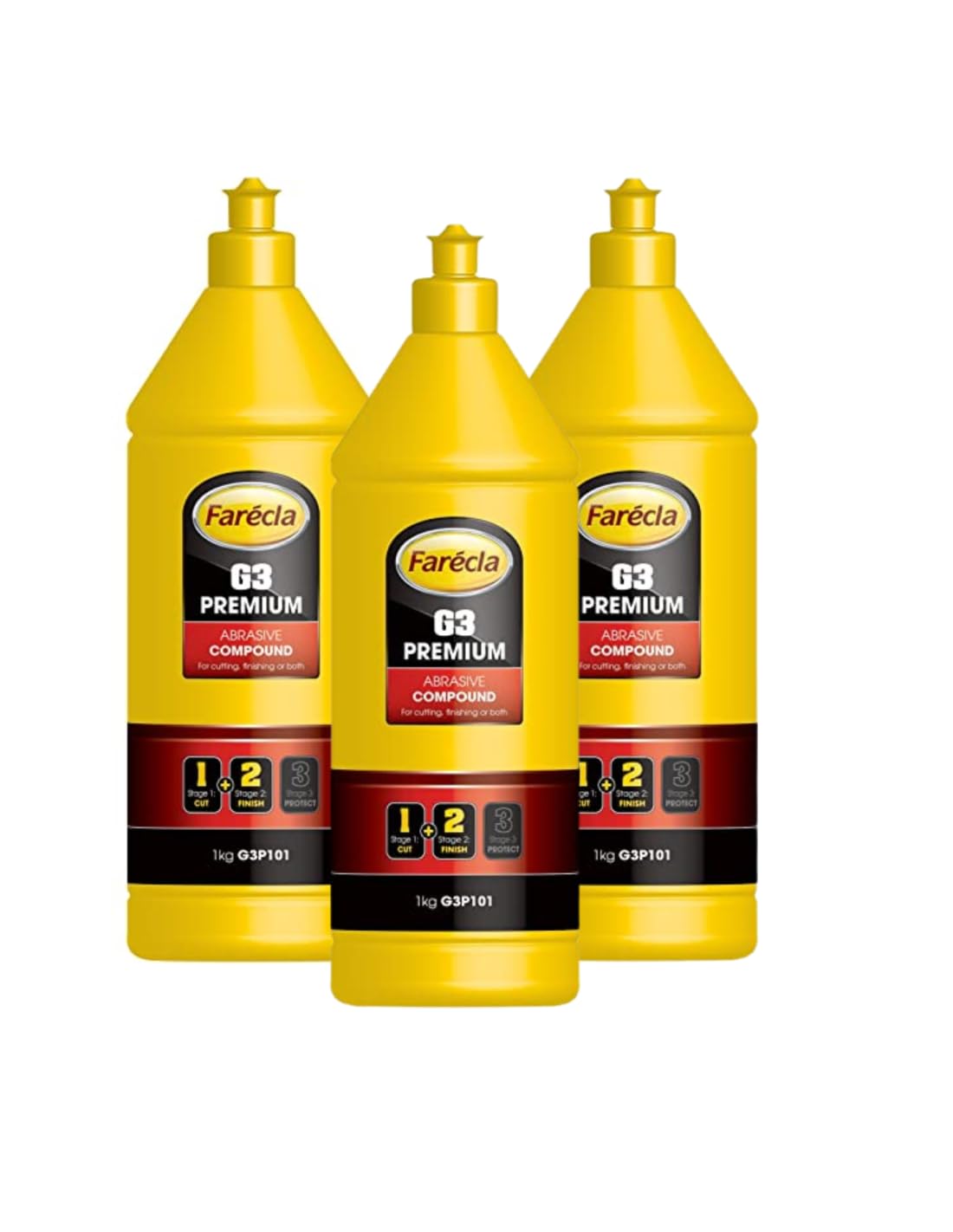 Farécla 3 X G3 Premium Pulimento Abrasivo 1 Kg