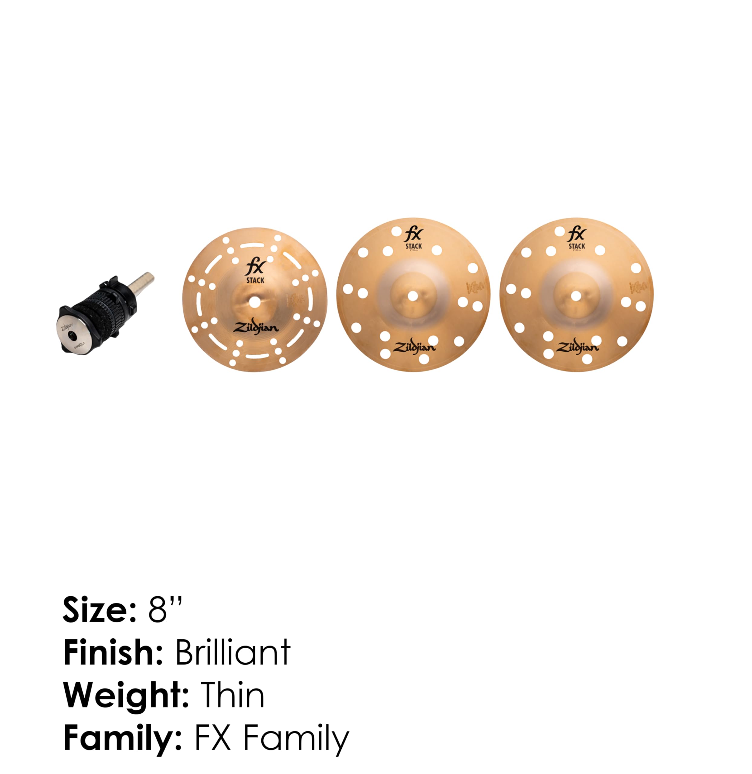 Zildjian FXSTK8 FX Stack 8" - Effekt Becken