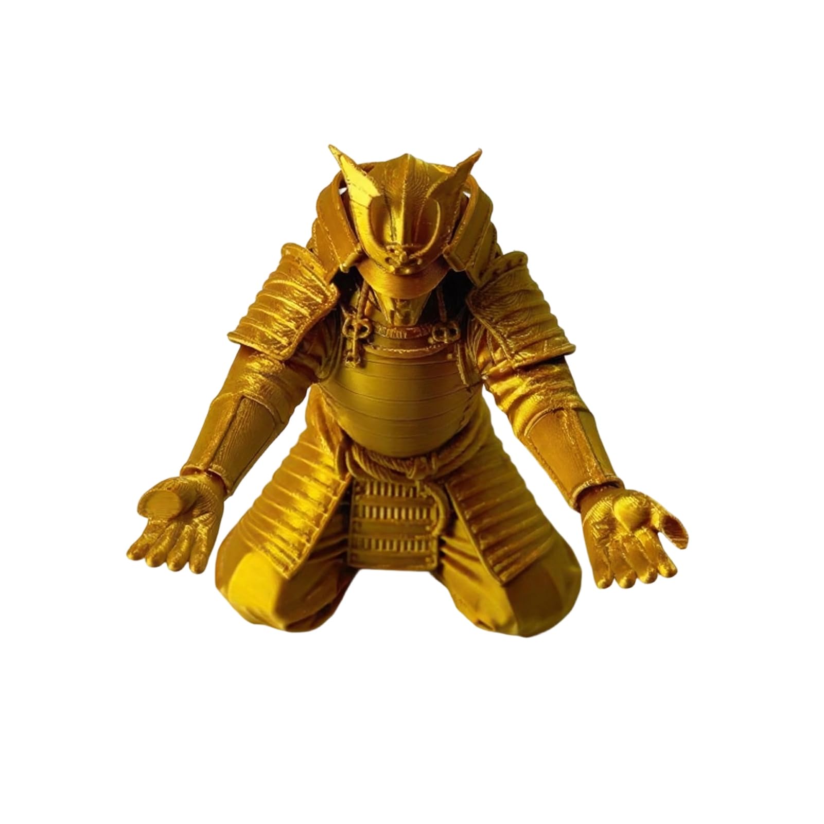 Glifora 3D Printed Man Pen Holder - Kneeling Soldier, Grim Reaper, Ninja, Knight, Warrior and Statue of Liberty Pencil Stand, Home Office Decoration Ornament