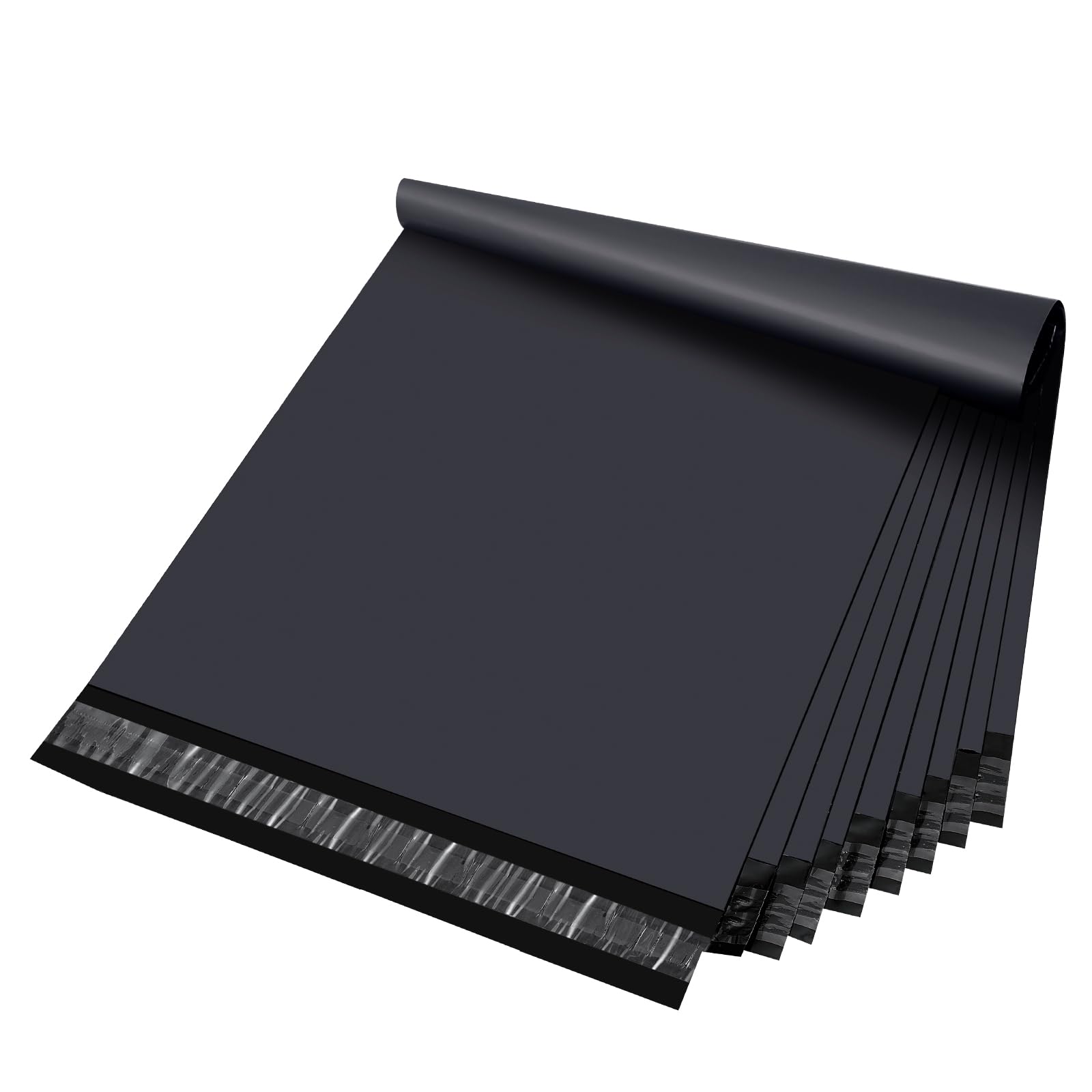 Metronic Poly Mailers 14.5x19 100PC Large Shipping Bags Envelope Black Gray