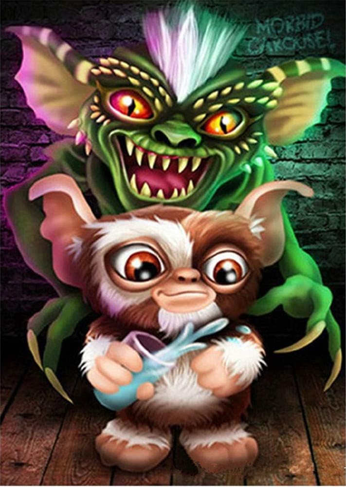 5D DIY Diamond Painting Kits for Adults Full,Fairy Monster Full Drill Embroidery Paintings Rhinestone Pasted DIY Painting Cross Stitch Arts Crafts for Home Wall Decor 11.8×15.8Inches