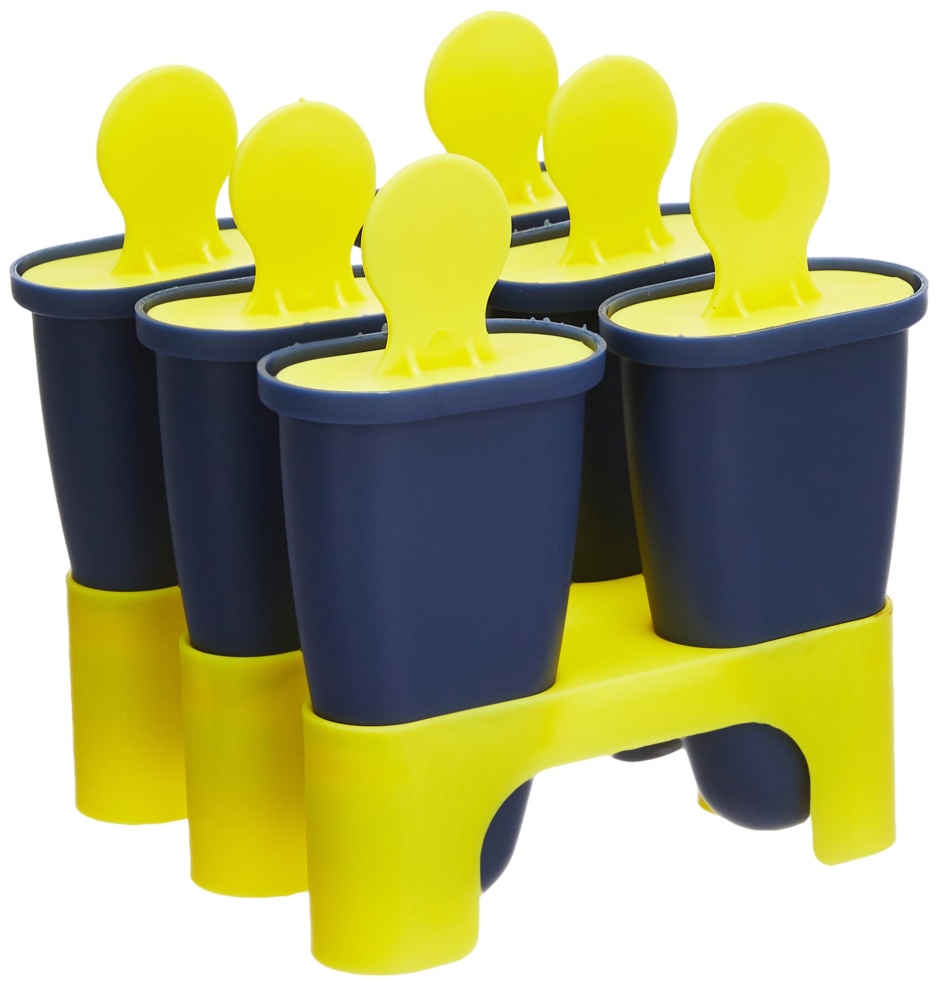 Amazon Brand - Solimo Plastic Reusable Ice Popsicle Tray (Yellow), 8 Cm (B0C58DVBFR) Amazon Price History, Amazon Price Tracker