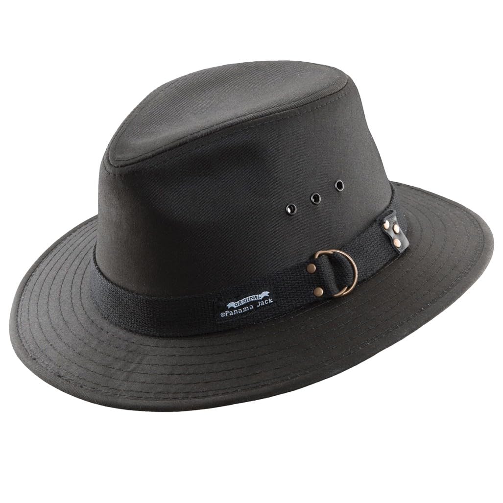 Panama Jack Mens Original Canvas Safari Sun Hat UPF 50 Sun Protection Cap 2.5 Brim product thumbnail 3