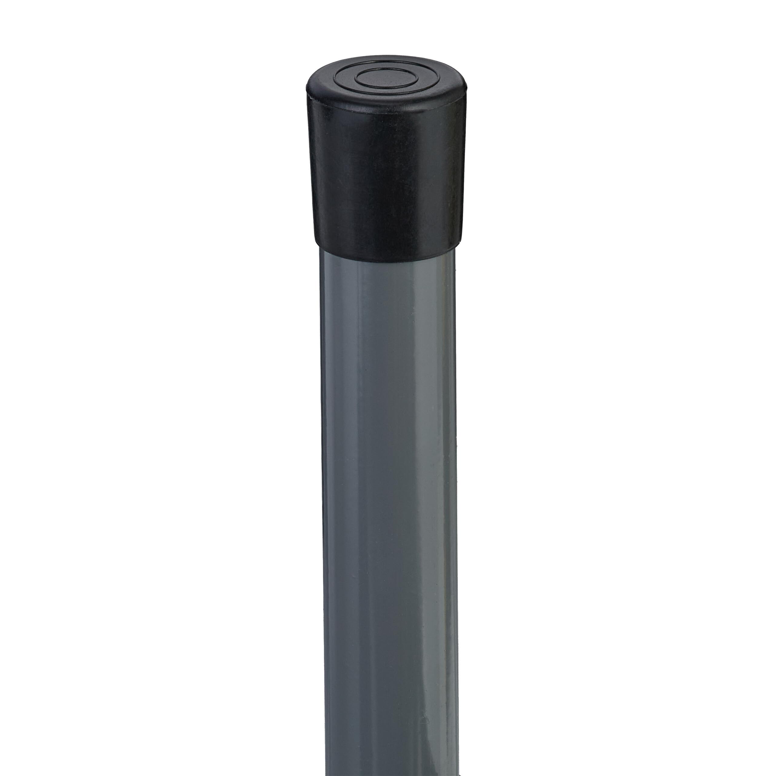 Relaxdays Banc Pliable, Lot de 2, pour Jardin, terrasse et Camping, HLP : 42x102x25 cm, Aspect rotin, Plastique, Gris