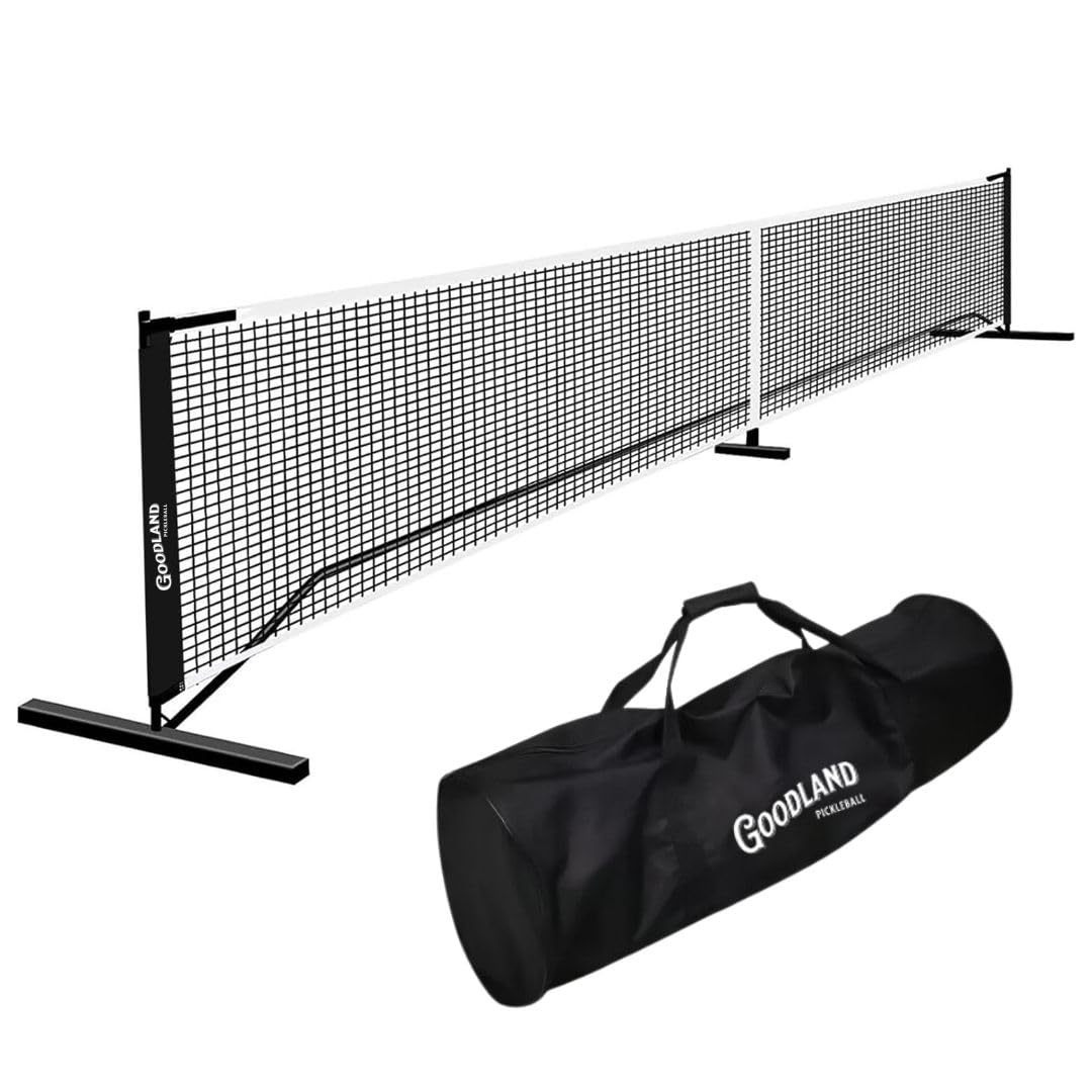 Goodland Pickleball and Tennis Net, 22 Feet Adjustable Portable Net for Indoor/Outdoor - Easy Setup Sports Net with Poles (B0CXXKW2F5) Amazon Price History, Amazon Price Tracker