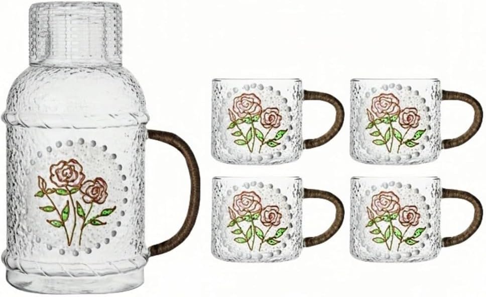 SIzlaho ピッチャー 冷水筒 耐熱ガラス 麦茶ポット ピッチャー 2