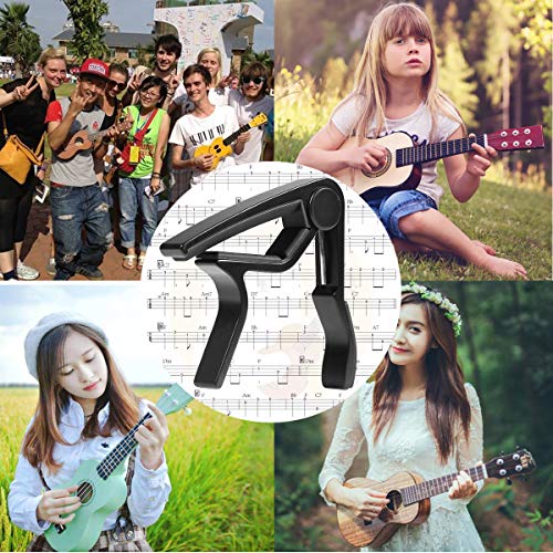 Capo pour ukulélé, ukulélé, pince à ukulélé, couleur palissandre, pour soprano, concert, ténor, baryon, ukulélé… - Les Beatles, Paul McCartney, John Lennon, RIngo Starr, George Harrison Capo pour ukulélé, ukulélé, pince à ukulélé, couleur palissandre, pour soprano, concert, ténor, baryon, ukulélé… – Image 8