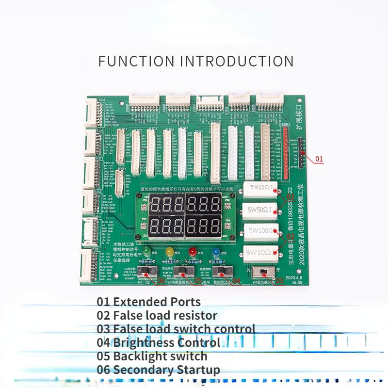 Carte module d'alimentation pour test et inspection de TV - 6