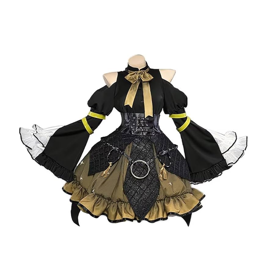 Amazon | [ミドリ屋] ラスカル 連動 鏡音リン コスプレ衣装 鏡音