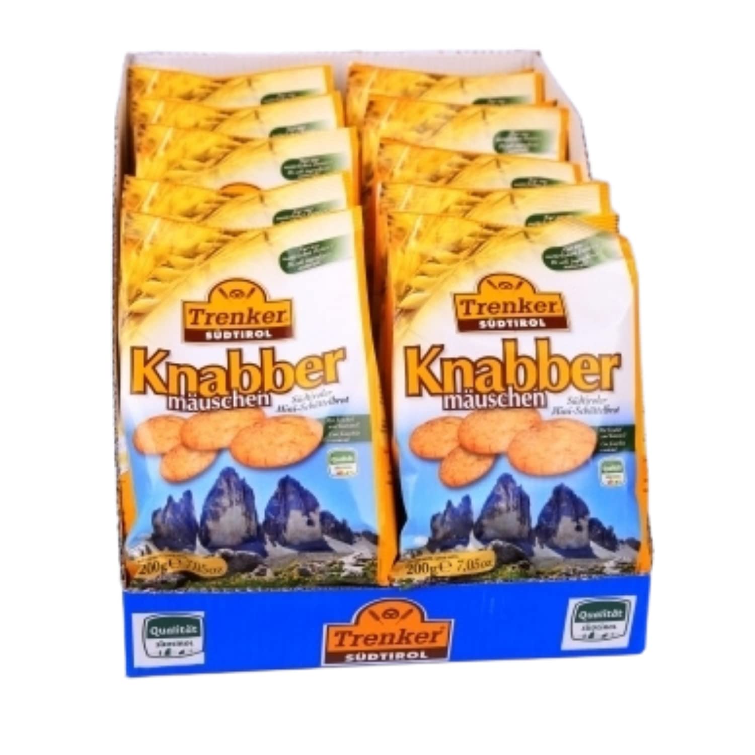 Knabbermäuschen Trenker 10 x 200 gr. - Karton Schüttelbrot