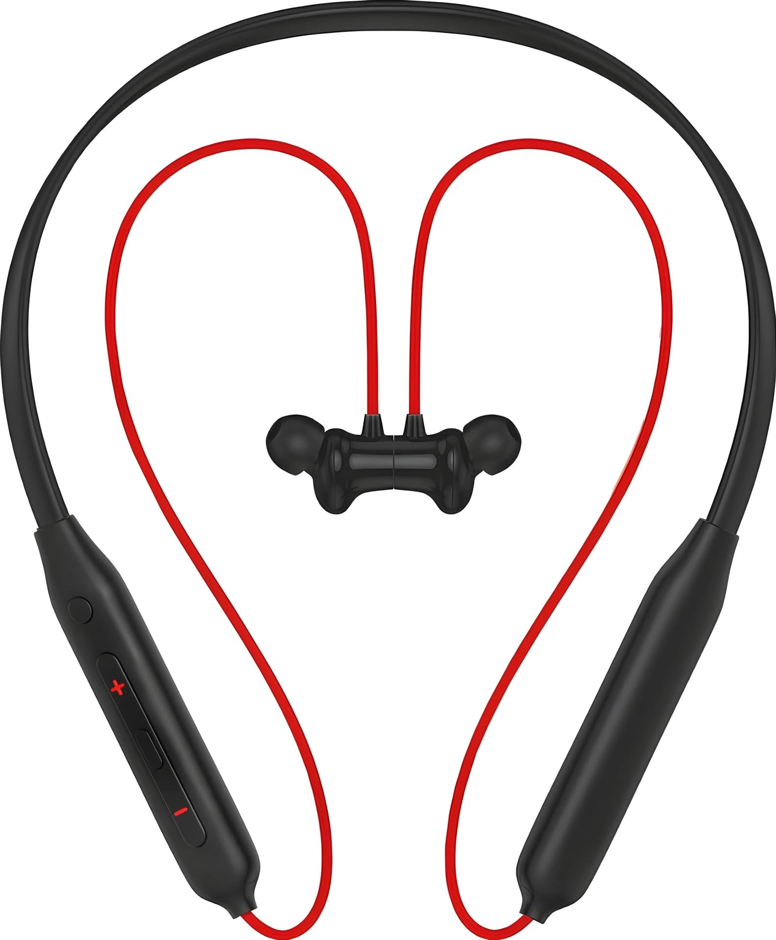Z2 Bluetooth Neckband Headphones, Black, 52 Hours Playtime, Wireless, Built-in Mic, Voice Assistant Bluetooth Headphone (Red)-image-47