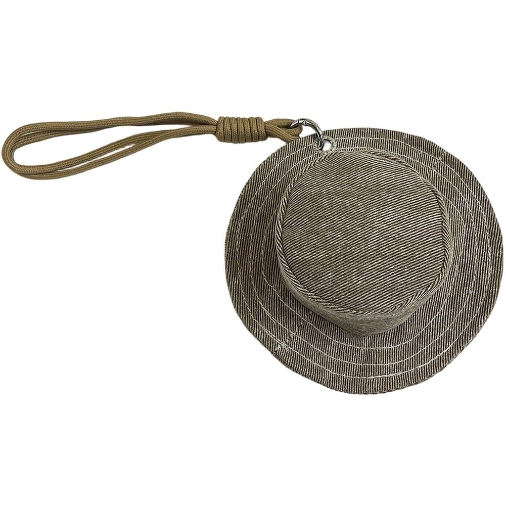 Mini Pouch Wallet, Hat Shape Keychain Coin Purse Key Earphone Storage Pocket Bag for Travel and Daily Backpack Decoration