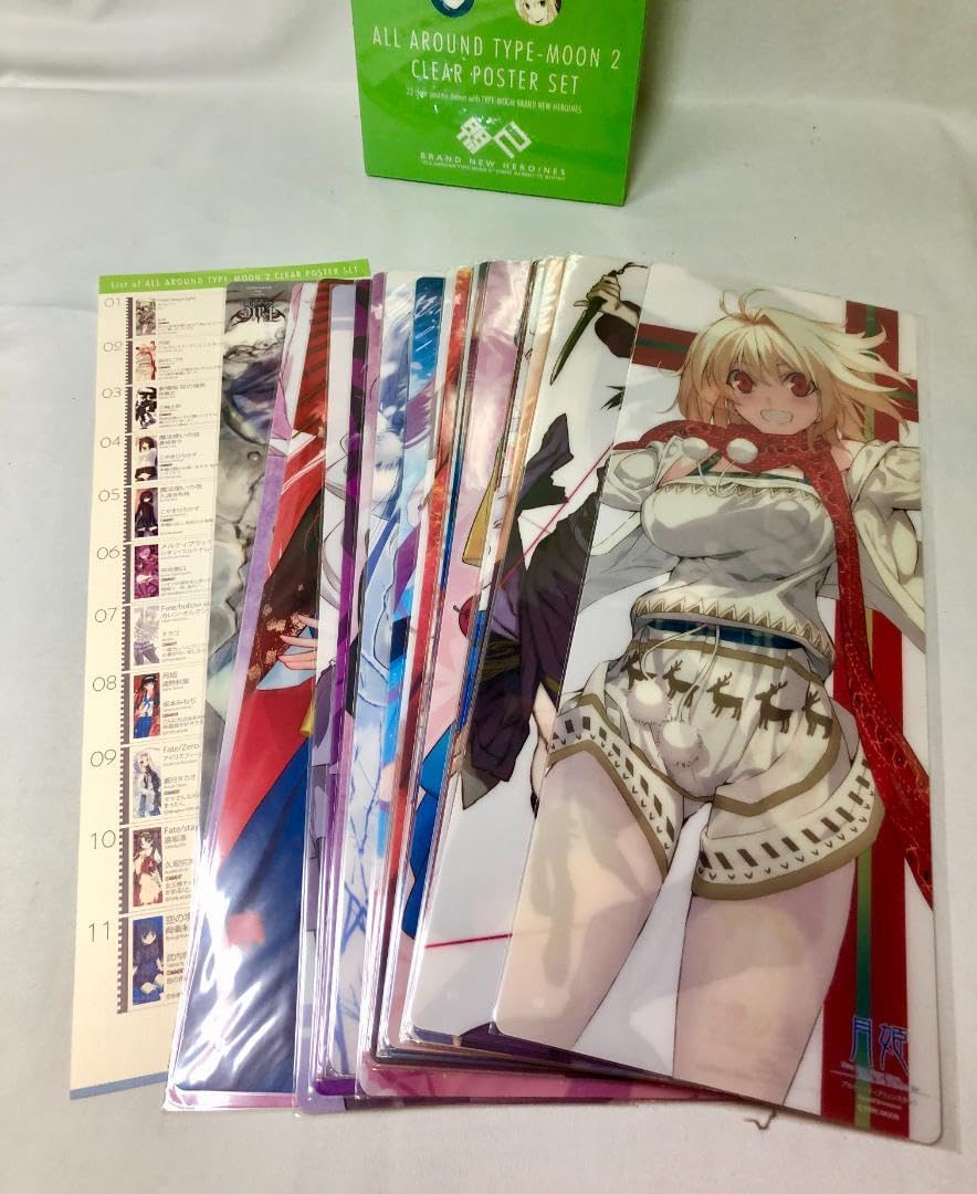 TYPE-MOON クリアポスターセット 34枚】 ALL AROUND TYPE-MOON 2 クリアポスターセット - メルカリ