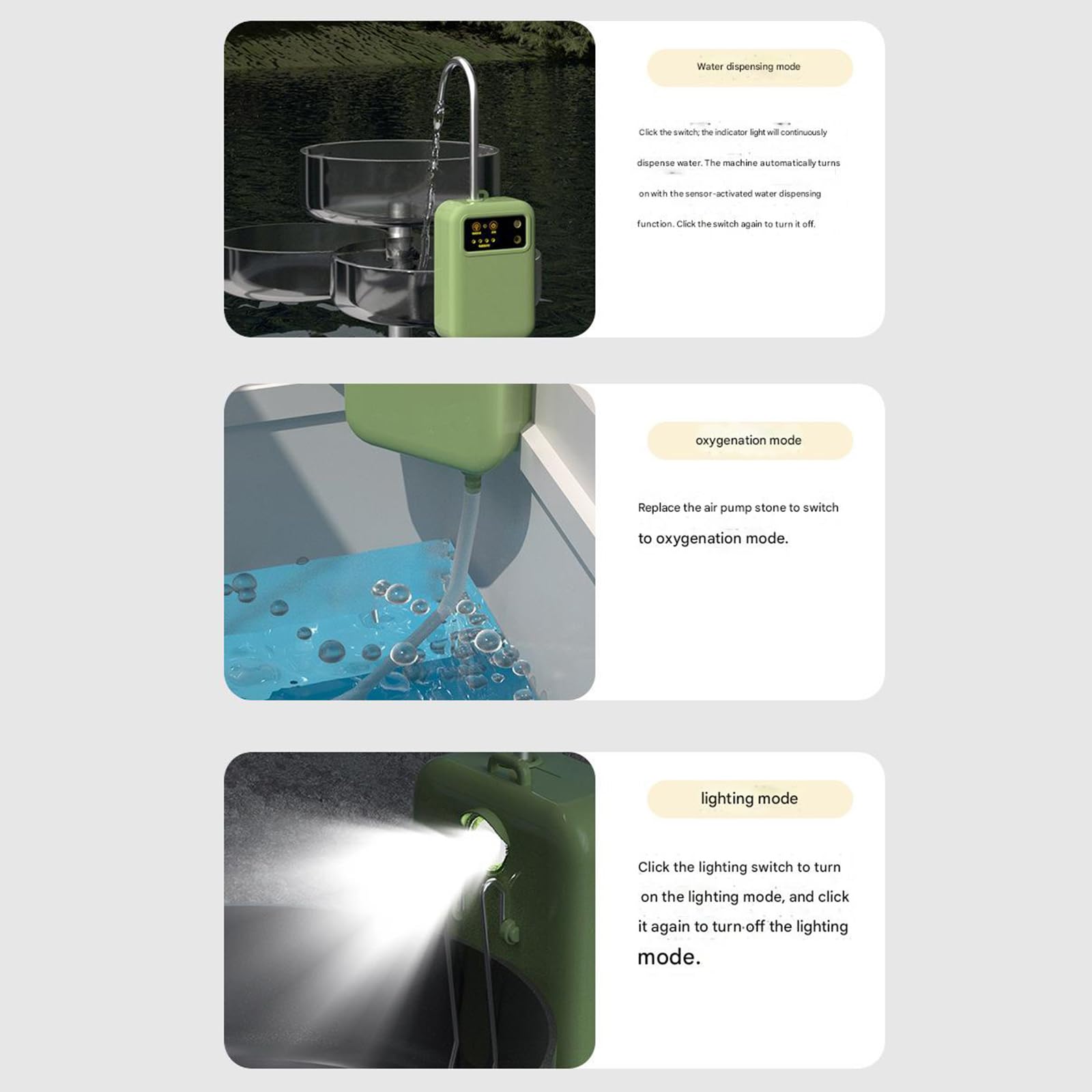 Ventilateur d'eau portable à transfert rapide et à faible entretien pour aquarium - Transfert rapide - Faible entretien pour aquariums