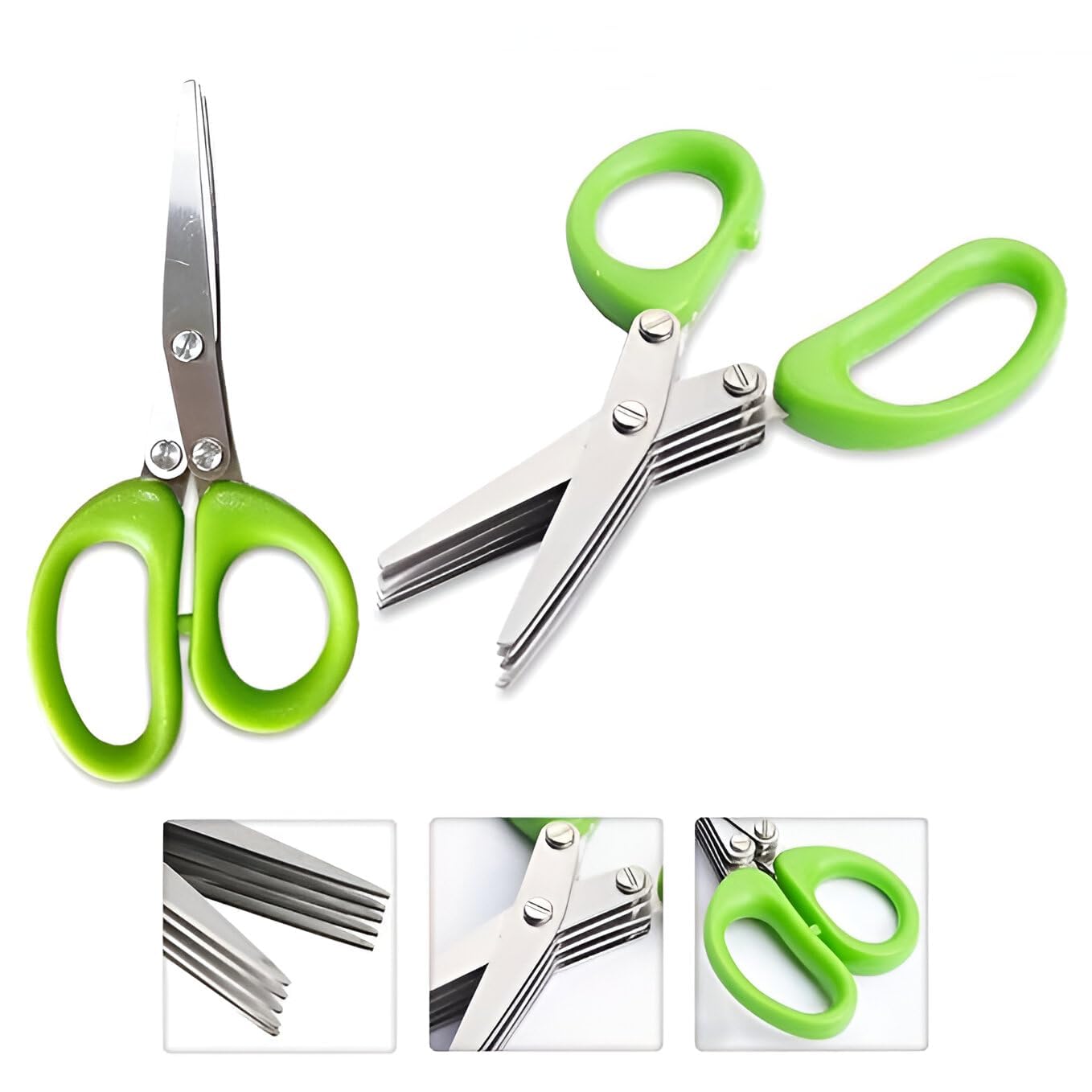 Herb Scissors - 5 Blade Kitchen Scissors -8
