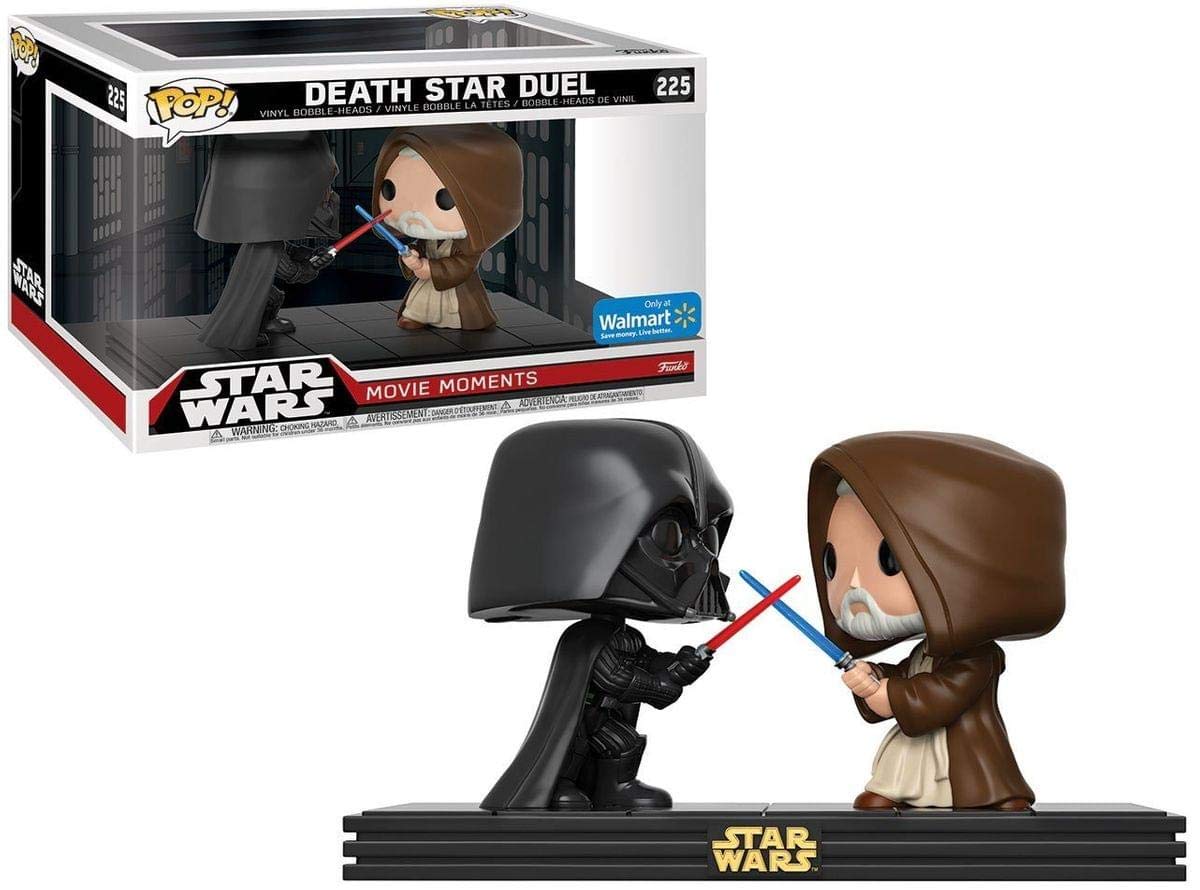 POP! Star Wars: Movie Moments - Death Star Duel (Darth Vader & Obi Wan Kenobi) #225 Bobble-Head Vinyl Figures