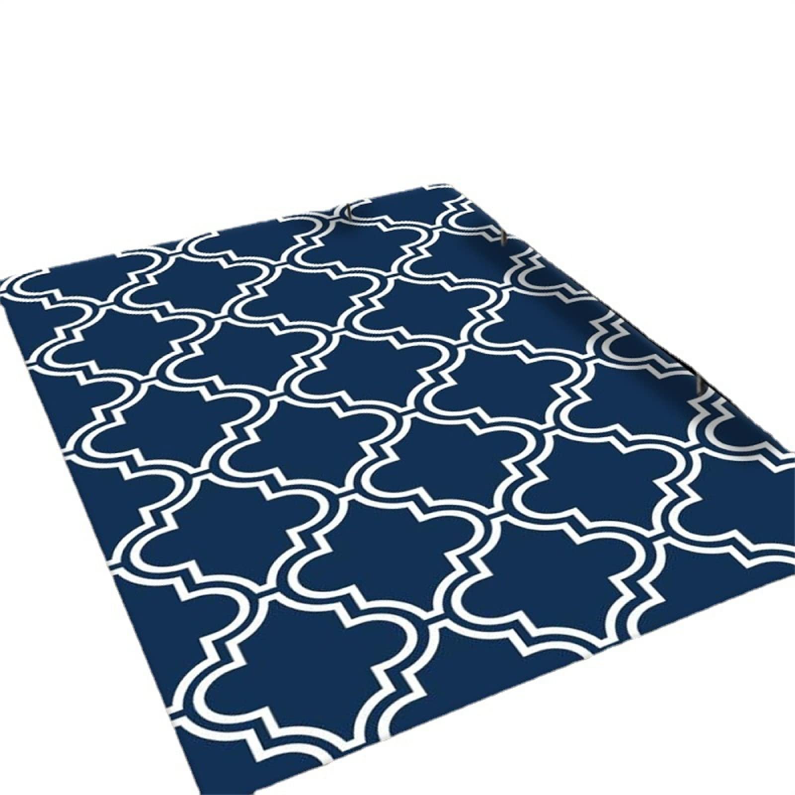 Tapis chambre fille 160x200cm doux et antidérapant, le tapis géométrique facile à nettoyer