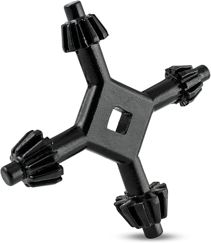Llave de mandril de 4 vías para prensas de taladro por Bastex, llave de taladro universal múltiple y martillo para 4 tamaños de 0.236 in a 0.630 in