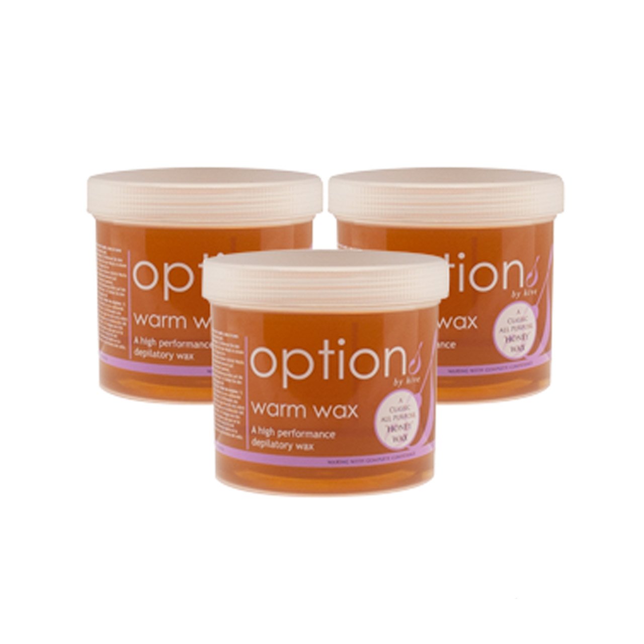 Hive Options Warm Honey Wax 425g (3 for 2 OFFER)