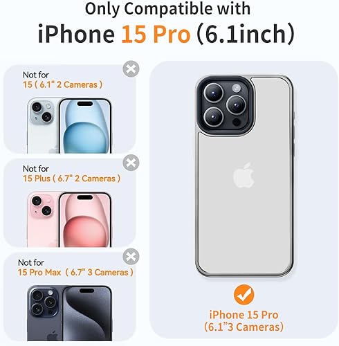 Miniatura 489 de Yriklso Strong Magnetic Case for iPhone 11 [Compatibilty with MagSafe] Protective Shockproof Cover Phone Case for iPhone 11 6.1" Frosted Purple