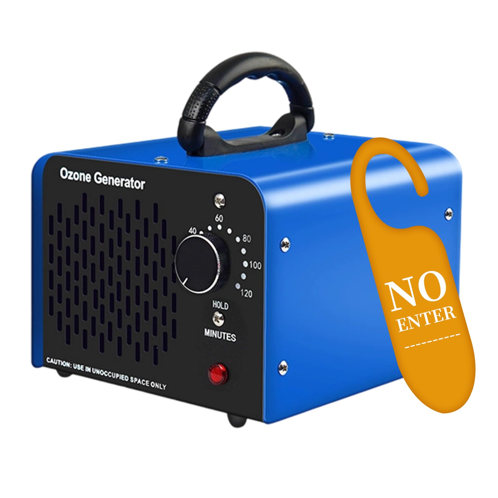 Generador de ozono, purificadores de aire O3, eliminador de olores, máquina de ozono de alta capacidad, purificador de aire ionizador de ozono para el hogar, comercial, industrial (azul, 60000 mg/h)