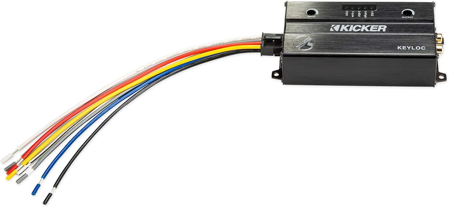 Kicker KEYLOC DSP with Wiring Harness