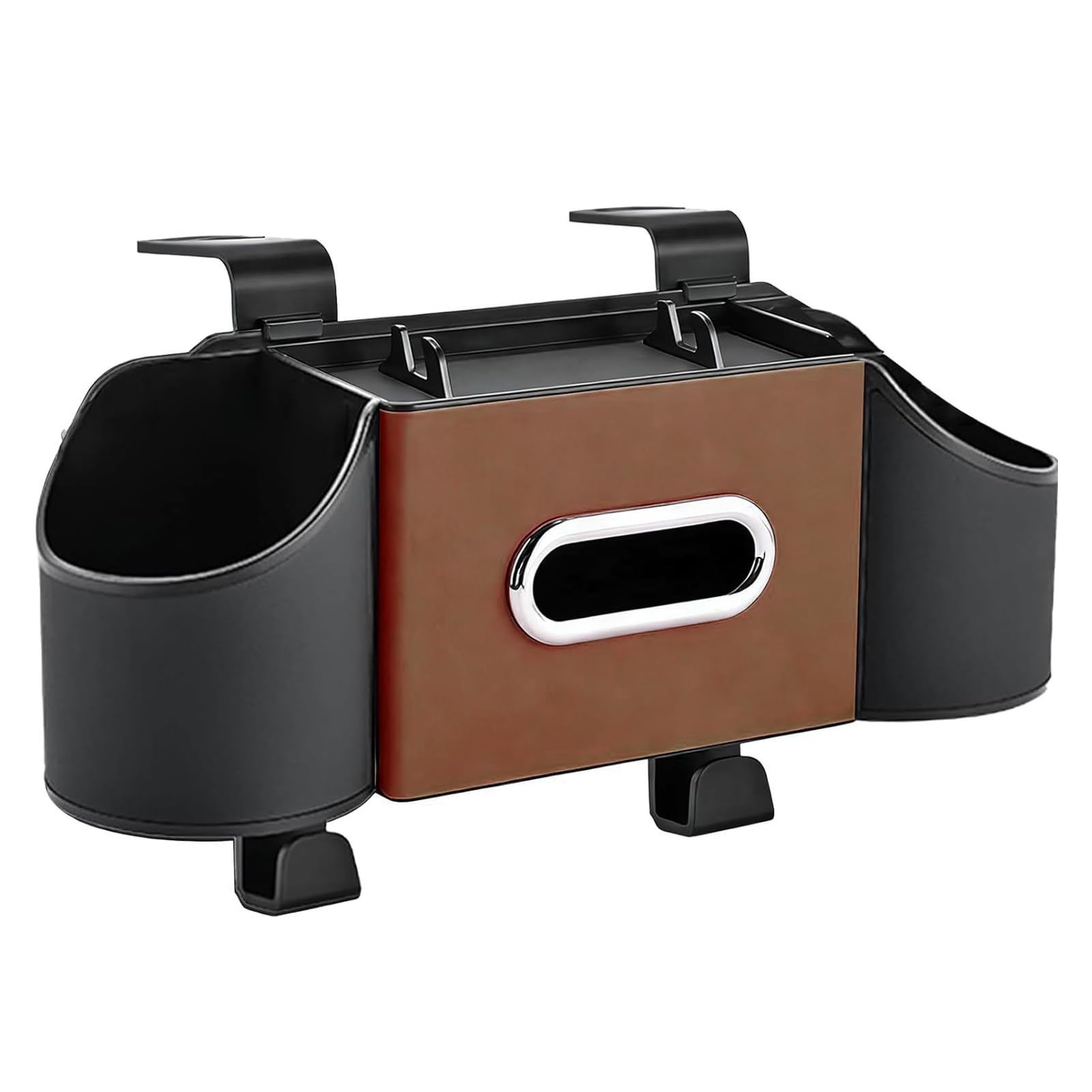 YROHGKPN 3 In 1 Vehicle Backseat Holder Featuring Beverage Pocket Tissue