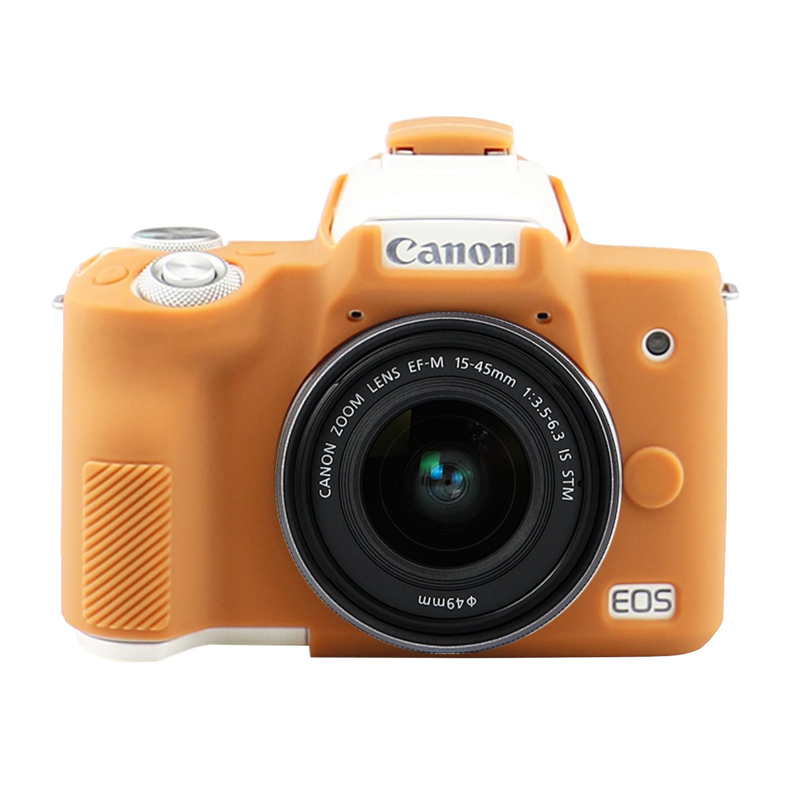 Easy Hood Camera Case for Canon EOS M50/M50 Mark II Digital Camera, Anti-Scratch Soft Silicone Case Cover Housing Protective Cover Protector Camera Body Skin Case (Brown)