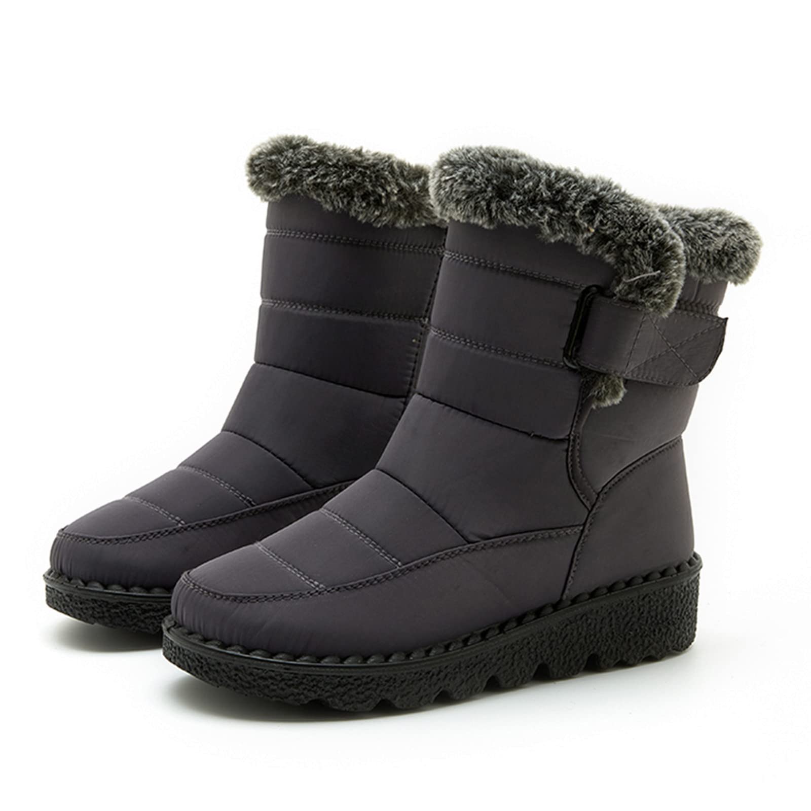 Generisch Ski Schuhe Herren Gefüttert Skistiefel Winterboots Rutschfest Snow Boots Men Winterstiefel Breite Füße Warm Skischuhe Dicke Thermo Schneeboots Schneestiefel Snowboots Arbeitsstiefel