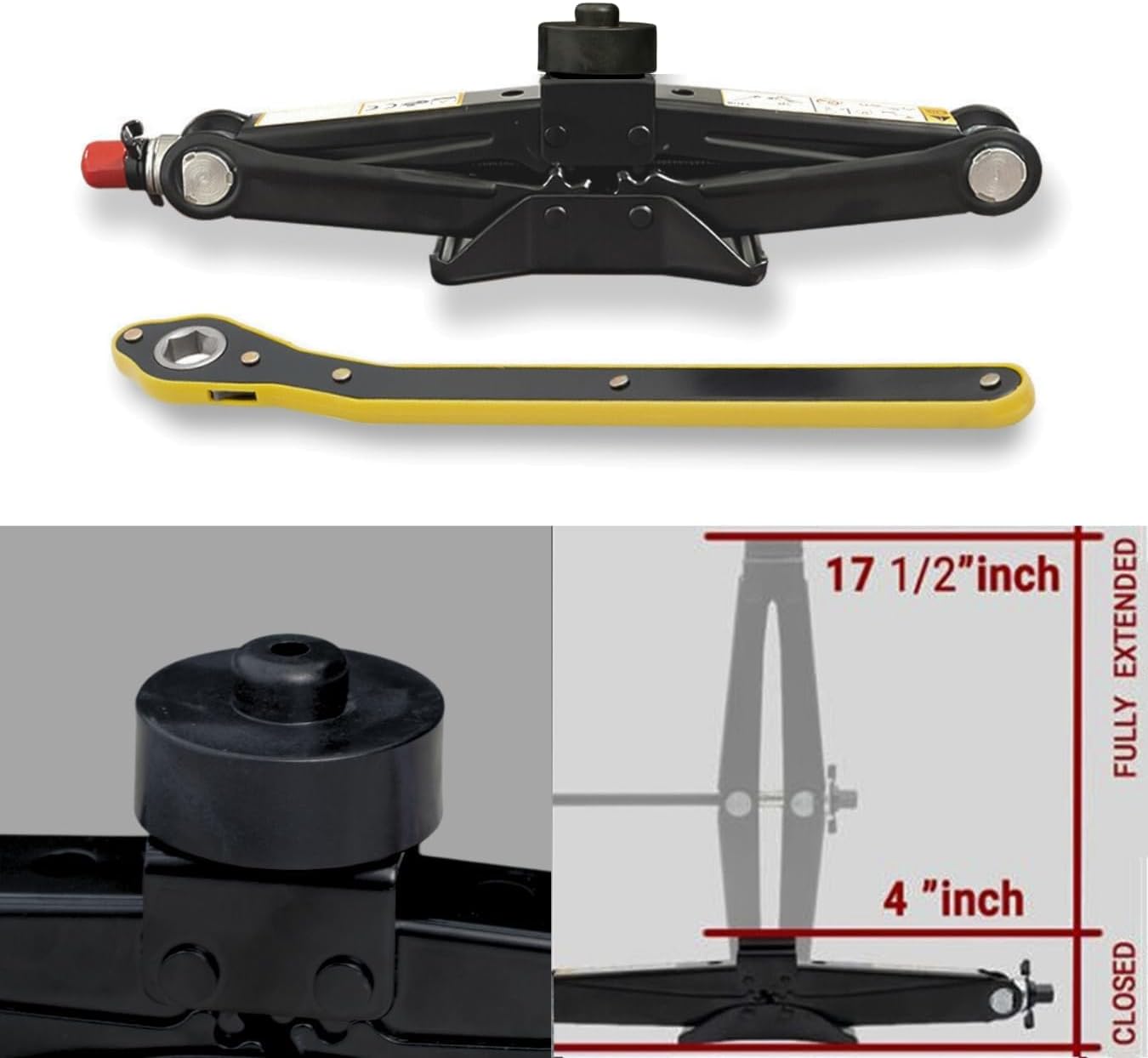 Modern Spare Complete Compact Spare Tire Kit With Carrying Case - Fits 2017-2026 Tesla Model S